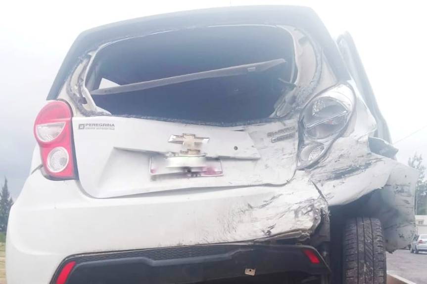 ATIENDE DIRECCIÓN DE SEGURIDAD PÚBLICA DE HUAMANTLA INCIDENTE DE TRÁNSITO DONDE HUBO TRES&nbsp;LESIONADOS