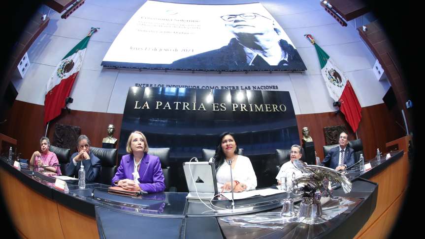Homenaje a Heberto Castillo Martínez en el Senado; inscriben su nombre en el Muro de&nbsp;Honor