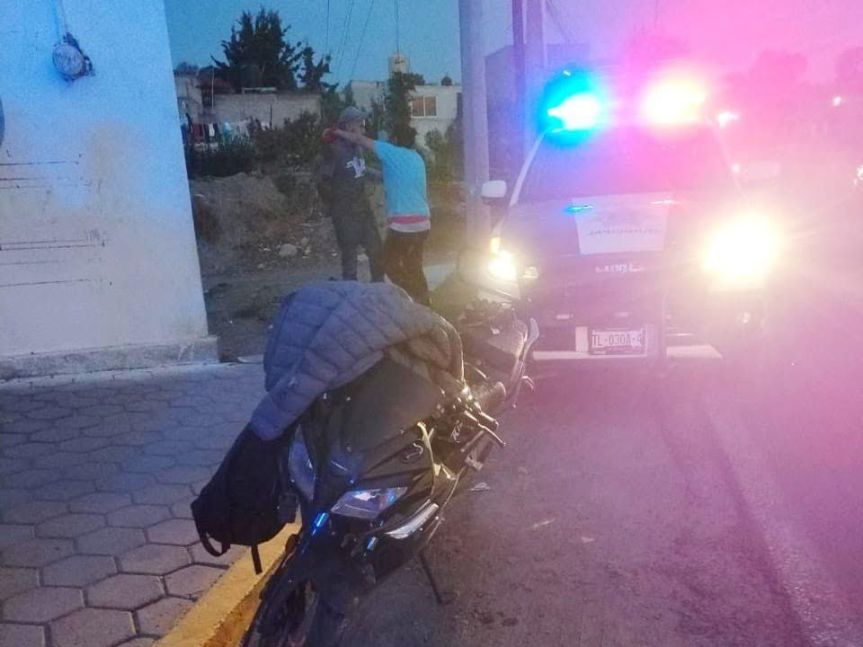 Atiende policía municipal de Huamantla, hecho de tránsito en&nbsp;Zaragoza