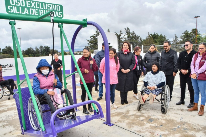 INAUGURAN AUTORIDADES EN HUAMANTLA EL PRIMER PARQUE INCLUSIVO DE&nbsp;TLAXCALA