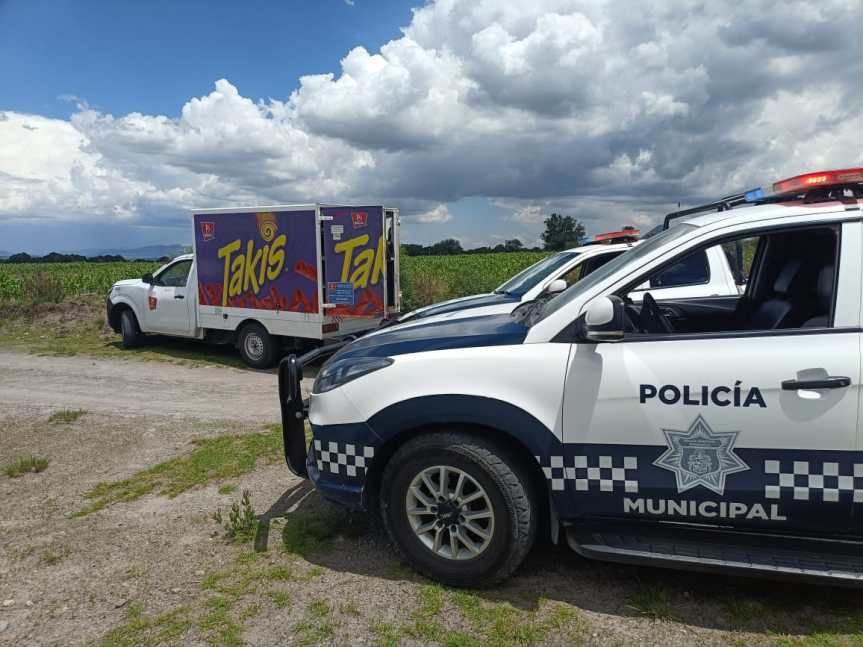 EN MINUTOS LOCALIZA POLICÍA DE HUAMANTLA CAMIONETA REPORTADA COMO&nbsp;ROBADA