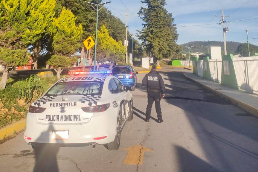 REALIZA POLICÍA DE HUAMANTLA OPERATIVO DE SEGURIDAD DE REGRESO A&nbsp;CLASES