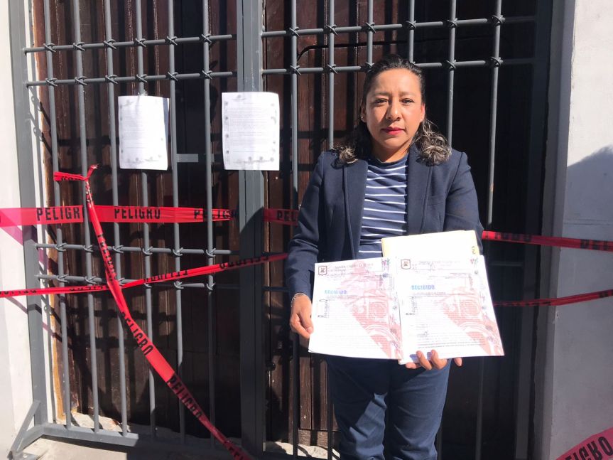 Le clausuran presidencia al alcalde interino de Santa Cruz Tlaxcala, Miguel Ángel Becerra por múltiples irregularidades.