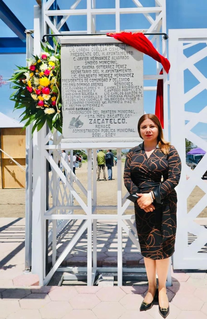 Sandra Gutiérrez Pérez Agradece Apoyo para la Regularización del Nuevo Panteón de&nbsp;Zacatelco