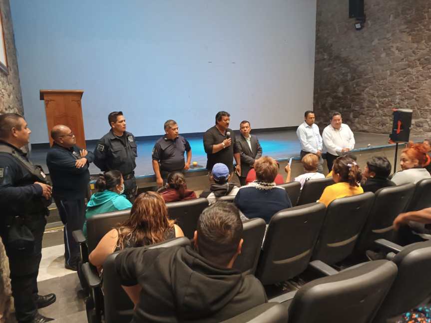 Vecinos de la colonia Domingo Arenas reciben atención y garantías para su&nbsp;seguridad