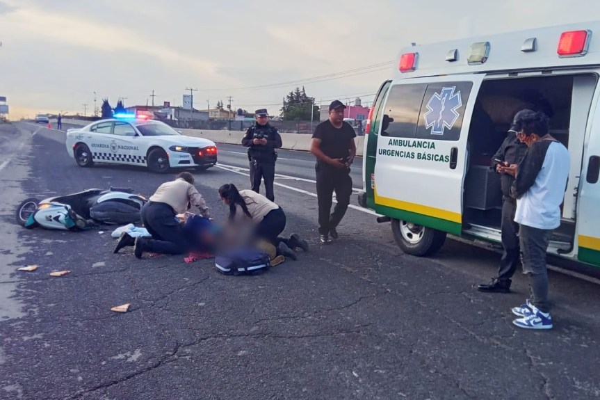 BRINDA PROTECCIÓN CIVIL DE HUAMANTLA ATENCIÓN A FAMILIA QUE SUFRIÓ ACCIDENTE&nbsp;VIAL