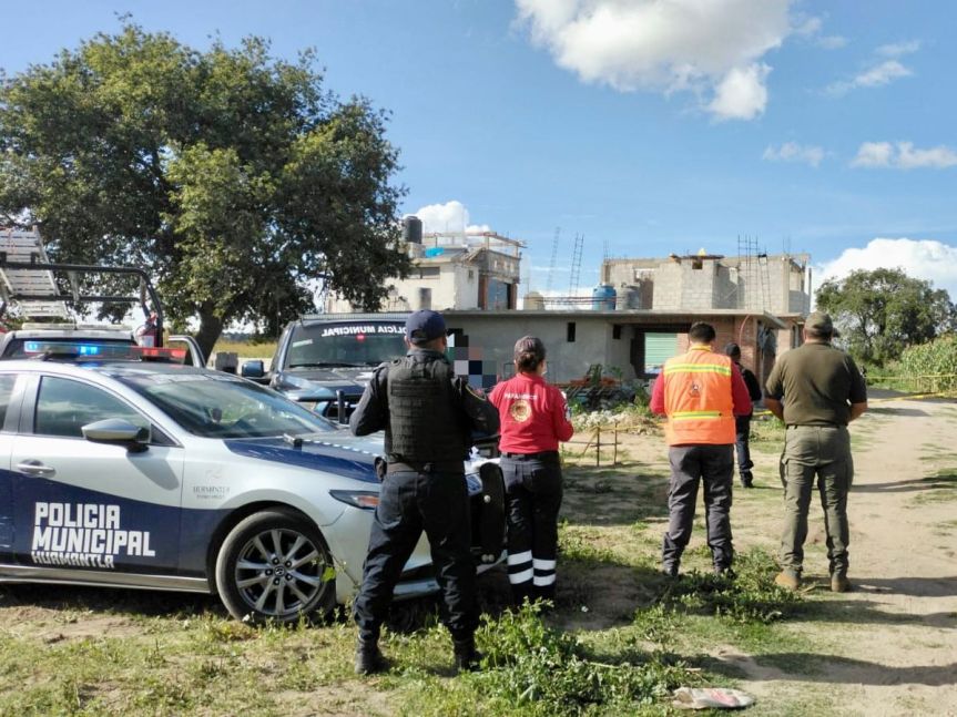 ACORDONA POLICÍA DE HUAMANTLA INMUEBLE DONDE SE HALLARON CUATRO PERSONAS SIN&nbsp;VIDA