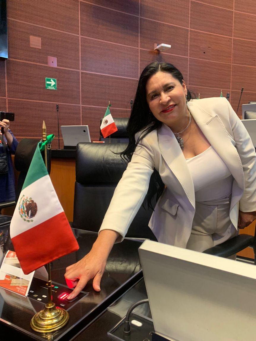 Ana Lilia Rivera hace historia nuevamente al ser la primera mujer que presidirá la Comisión de Defensa Nacional en el&nbsp;Senado
