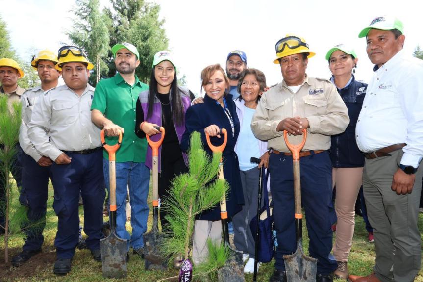 JÓVENES ENCABEZAN JORNADA DE REFORESTACIÓN EN&nbsp;TLAXCALA