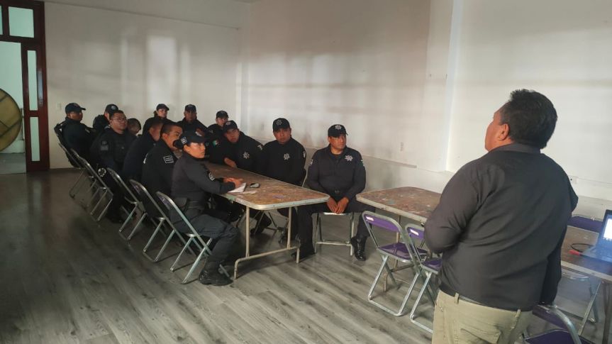 Capacita SIA a policías municipales de Ixtenco sobre movilización de ganado para combatir el&nbsp;abigeato