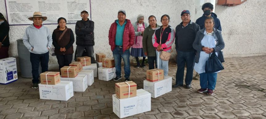 Se benefician 10 productores de Ixtenco, con la entrega de desgranadoras&nbsp;gratuitas
