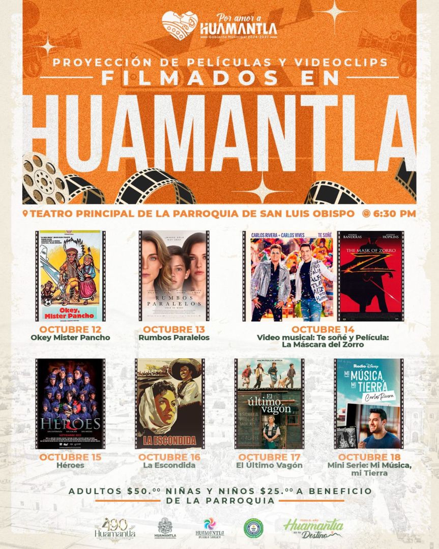 CICLO DE PRODUCCIONES FÍLMICAS REALZA LA CULTURA, BELLEZA Y TRADICIONES DE&nbsp;HUAMANTLA