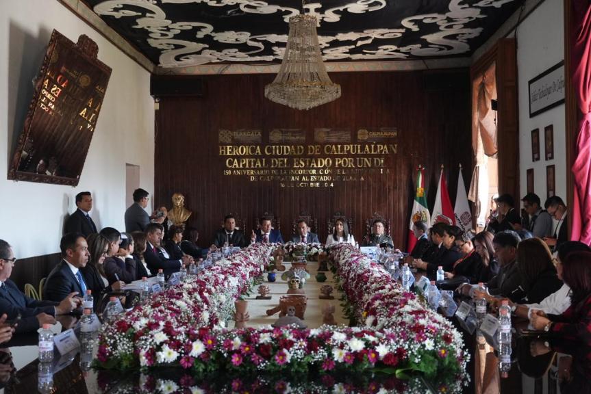 Trasladan los Poderes del Estado a Calpulalpan en conmemoración del 150 Aniversario de su Anexión a&nbsp;Tlaxcala