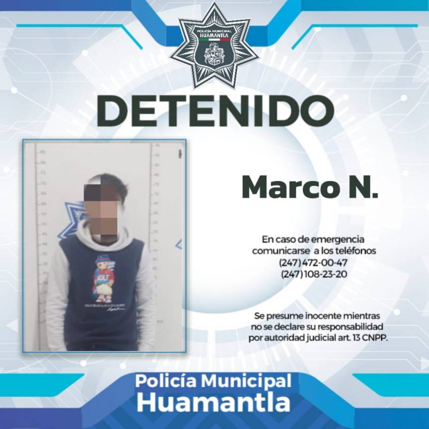 CONDUCTOR EBRIO ES DETENIDO POR LA POLICÍA DE&nbsp;HUAMANTLA