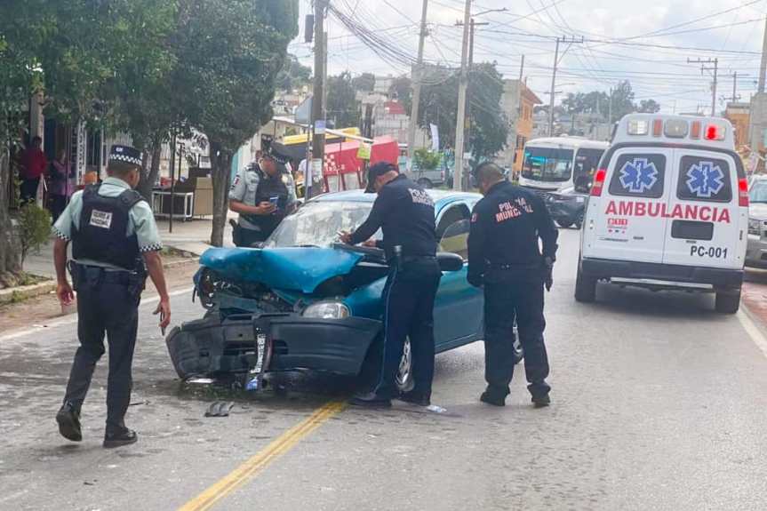 PROTECCIÓN CIVIL DE HUAMANTLA ATIENDE A MUJER LESIONADA Y LA TRASLADA A&nbsp;CLÍNICA