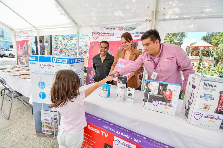 SE FORTALECE EN HUAMANTLA LA CULTURA DE LA PAZ CON CAMPAÑA DE CANJE DE ARMAS DE FUEGO&nbsp;2024