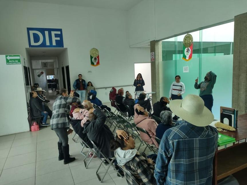 Promueve SMDIF de Ixtenco, pausas activas en adultos&nbsp;mayores