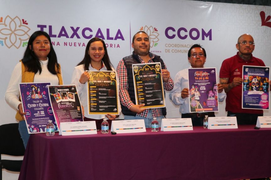 Presentan en la capital del estado, Festival de Día de Muertos: «Luz, vida y muerte» Ixtenco&nbsp;2024