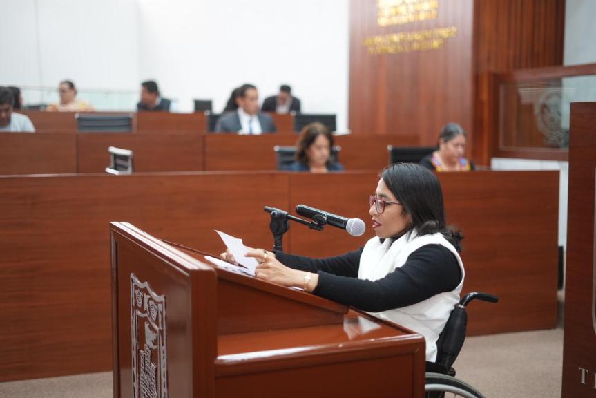 Presenta diputada Gabriela Hernández iniciativa para expedir la Ley de la Comisión Estatal de Derechos Humanos de&nbsp;Tlaxcala