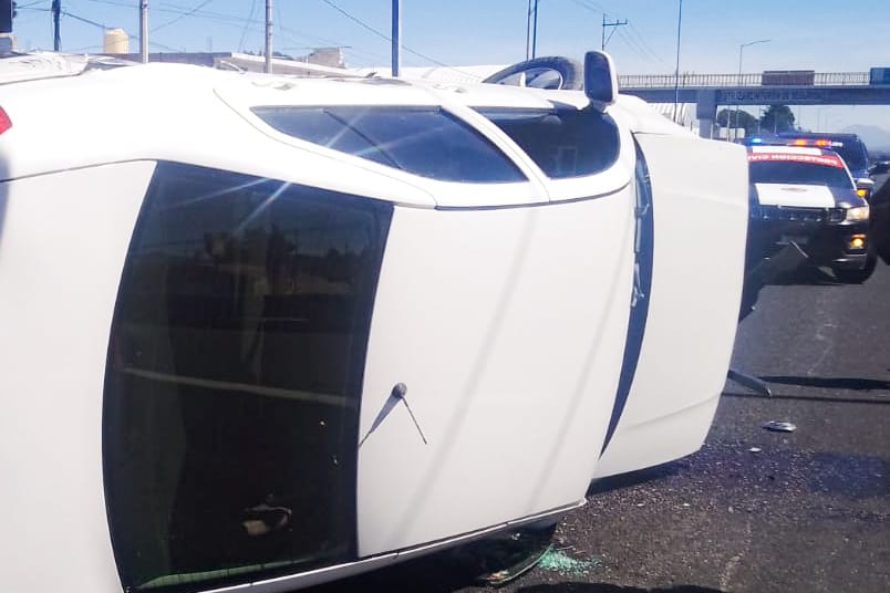 ATIENDE PROTECCIÓN CIVIL DE HUAMANTLA ACCIDENTE POR VOLCADURA EN EL LIBRAMIENTO&nbsp;ORIENTE