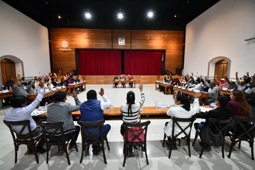 REALIZA CABILDO SU TERCERA SESIÓN ORDINARIA Y APRUEBA LA CELEBRACIÓN DE LA ALDEA&nbsp;MÁGICA