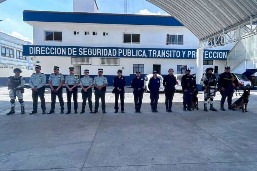 POLICÍA DE HUAMANTLA Y GUARDIA NACIONAL DISUADEN RIÑA COMO PARTE DE LAS ACCIONES DE PROXIMIDAD&nbsp;SOCIAL