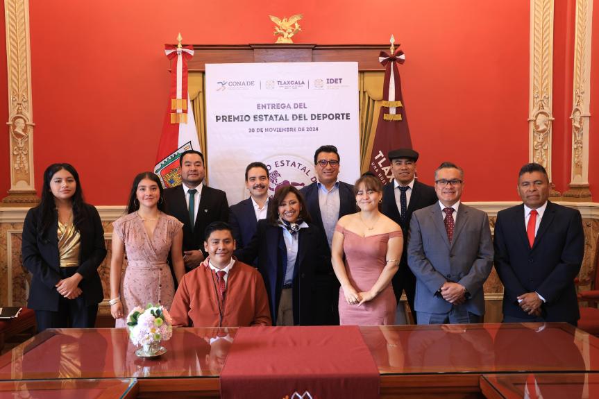 ENTREGA GOBERNADORA LORENA CUÉLLAR PREMIO ESTATAL DEL DEPORTE&nbsp;2024