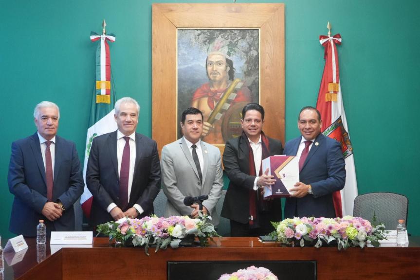 Recibe Congreso de Tlaxcala Tercer Informe de&nbsp;Gobierno