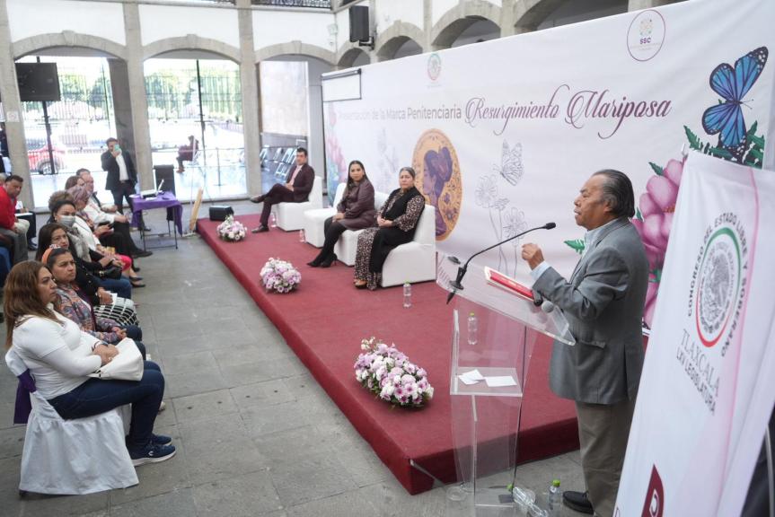 Presentan en el Congreso del Estado “Resurgimiento Mariposa”, marca penitenciaria en&nbsp;Tlaxcala