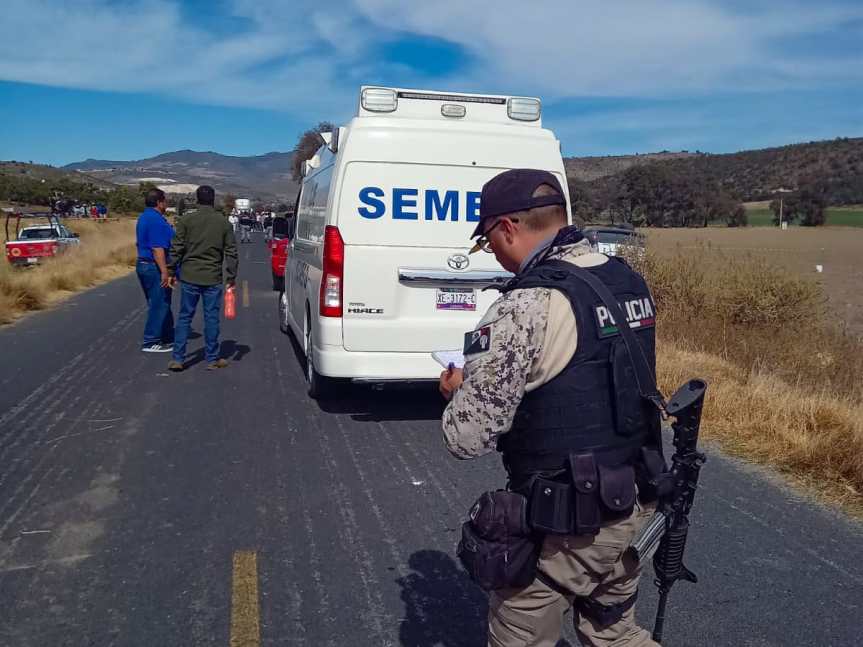 BRINDA PROTECCIÓN CIVIL DE HUAMANTLA ATENCIÓN EN ACCIDENTE EN CARRETERA TECOAC- LA&nbsp;LIMA