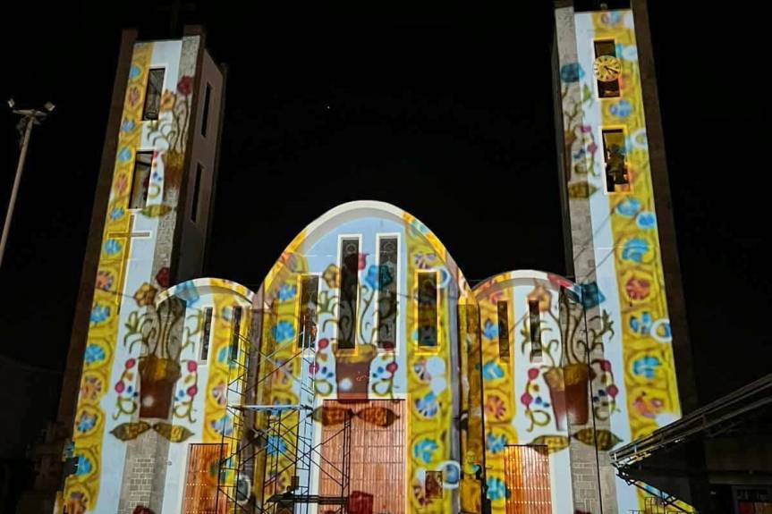INVITA GOBIERNO DE HUAMANTLA A VIVIR LA MAGIA DEL VIDEOMAPPING EN LA BASÍLICA DE LA&nbsp;CARIDAD