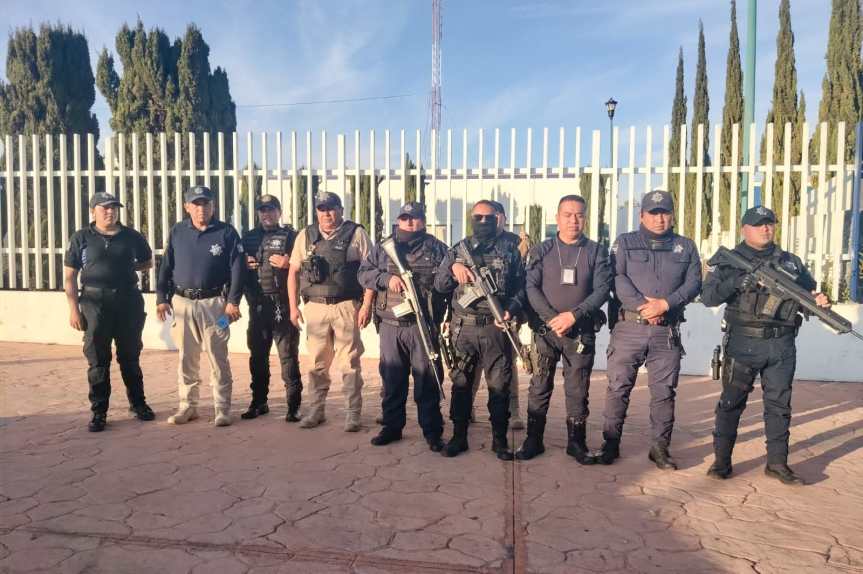 HUAMANTLA E IXTENCO UNEN ESFUERZOS PARA FORTALECER LA SEGURIDAD&nbsp;INTERMUNICIPAL