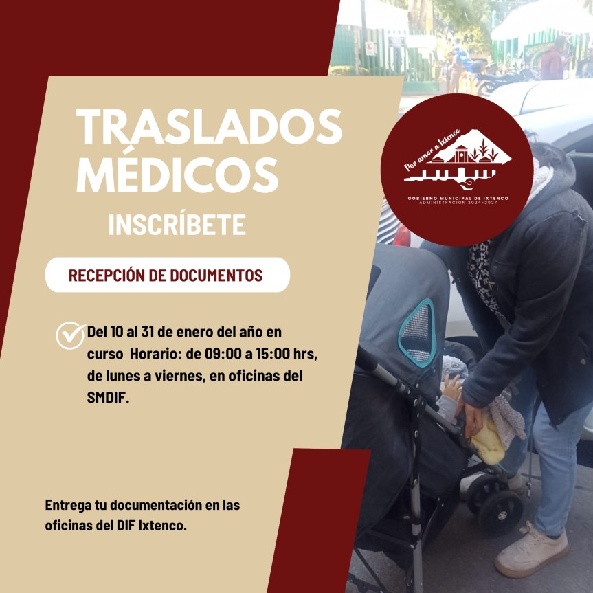 SMDIF Ixtenco ofrece traslado médico para quienes más lo&nbsp;necesitan