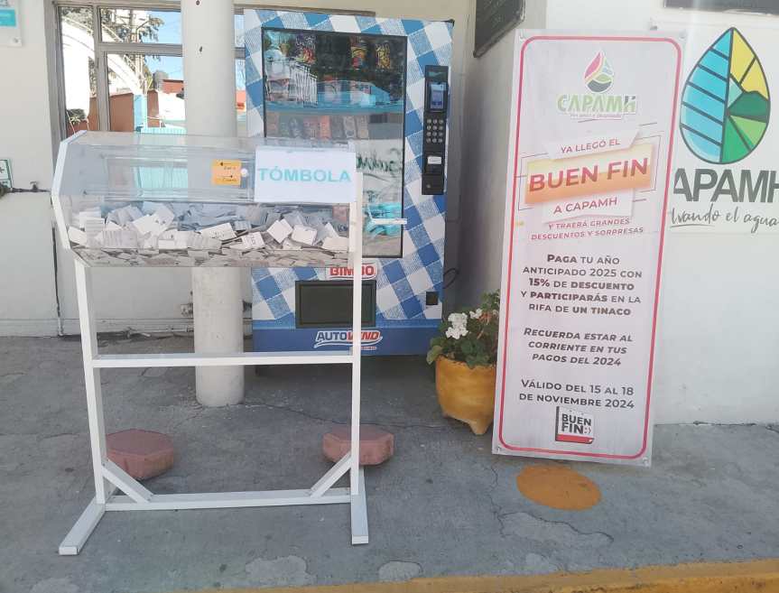  PAGA TU AÑO ANTICIPADO Y ENTRA A LA TÓMBOLA DE CAPAMH; 200 TINACOS EN&nbsp;RIFA