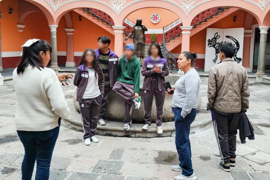 HUAMANTLA RECIBE A ESTUDIANTES DEL COBAT CUAPIAXTLA PARA RESALTAR SU PATRIMONIO CULTURAL Y&nbsp;TURÍSTICO