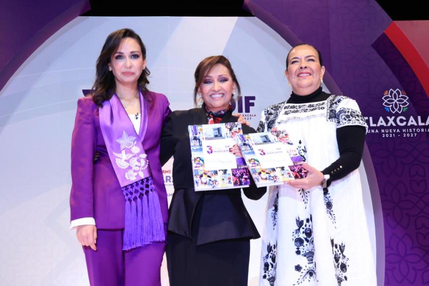 GOBERNADORA LORENA CUÉLLAR RECONOCE TRABAJO DEL SEDIF: HA CAMBIADO EL ROSTRO DE&nbsp;TLAXCALA