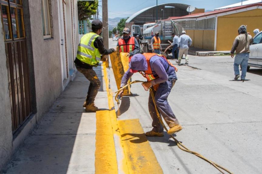 HABRÁ CIERRES VIALES INTERMITENTES EN EL CENTRO DE HUAMANTLA POR TRABAJOS DE&nbsp;BALIZAJE