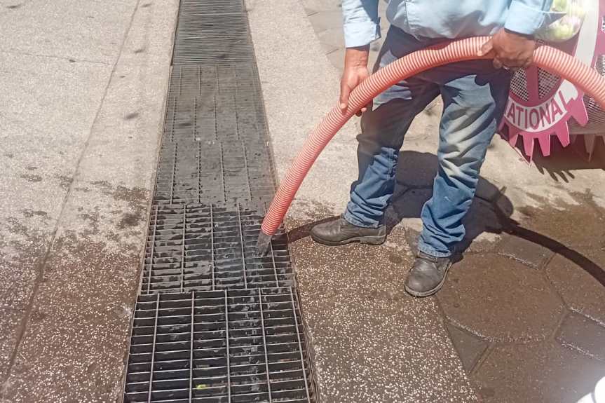 REALIZA CAPAMH ACCIONES DE LIMPIEZA Y DESAZOLVE EN ANDADOR SAN LUIS DE&nbsp;HUAMANTLA