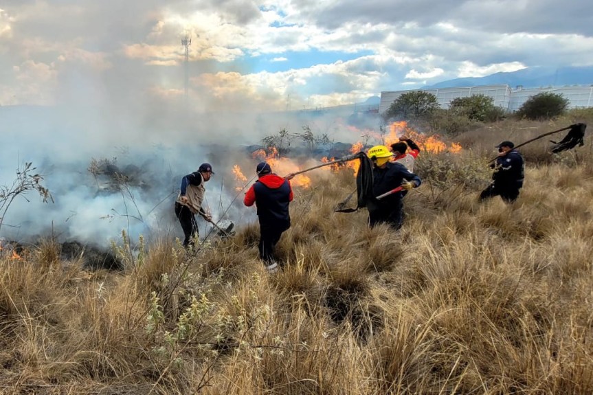 GOBIERNO DE HUAMANTLA REFUERZA ACCIONES PARA PREVENIR INCENDIOS DE PASTIZALES Y&nbsp;FORESTALES