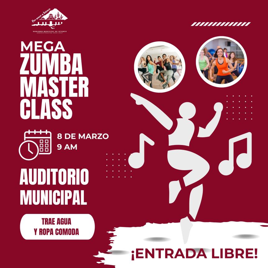 Ixtenco Prepara Actividades Conmemorativas por el 8M: Zumba Masivo y Conferencia para las&nbsp;Mujeres