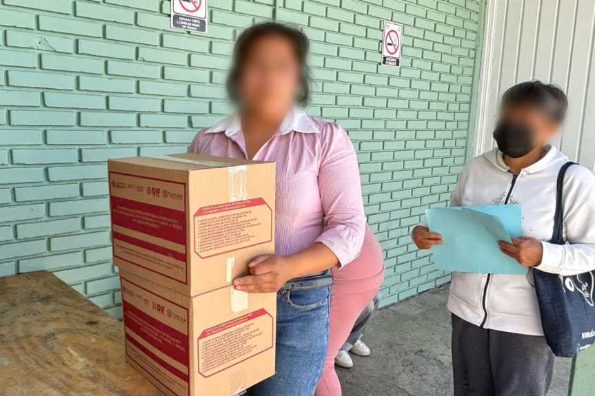 ENTREGA DIF MUNICIPAL Y ESTATAL DESPENSAS A 535 BENEFICIARIOS DE&nbsp;HUAMANTLA