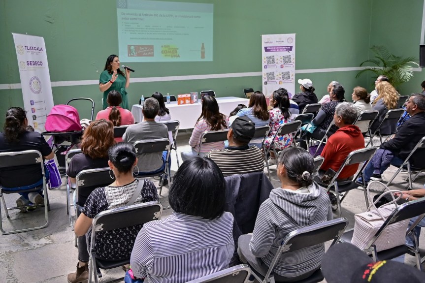 GOBIERNO MUNICIPAL DE HUAMANTLA Y SEDECO FORTALECEN EL EMPRENDIMIENTO LOCAL CON PLÁTICA&nbsp;INFORMATIVA
