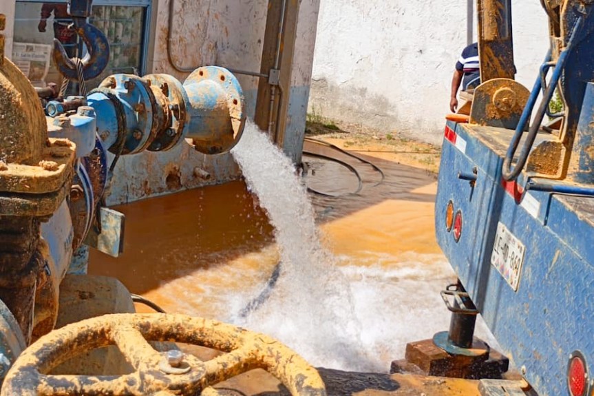 CON NUEVA BOMBA EN EL POZO “NUEVOS HORIZONTES” CAPAMH AVANZA EN EL RESTABLECIMIENTO DEL SERVICIO DE AGUA&nbsp;POTABLE