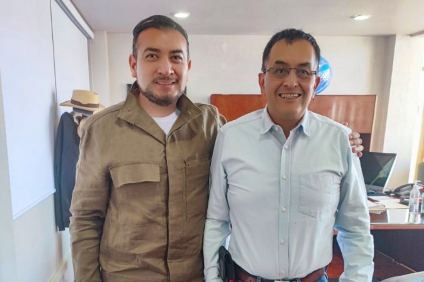 COINCIDEN SALVADOR SANTOS CEDILLO Y MARCO TULIO MUNIVE TEMOLTZIN EN DAR EFICIENCIA A PROYECTOS DE MOVILIDAD EN&nbsp;HUAMANTLA