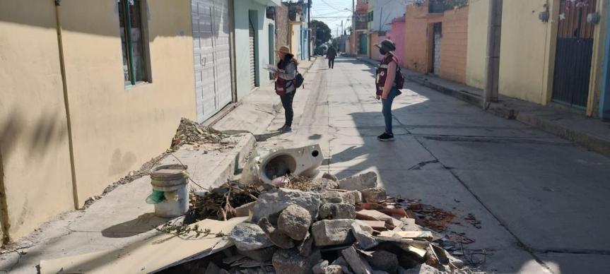 Continúa la campaña “Ixtenco Te Queremos Limpio”: se han notificado 149 viviendas por materiales en la vía&nbsp;pública