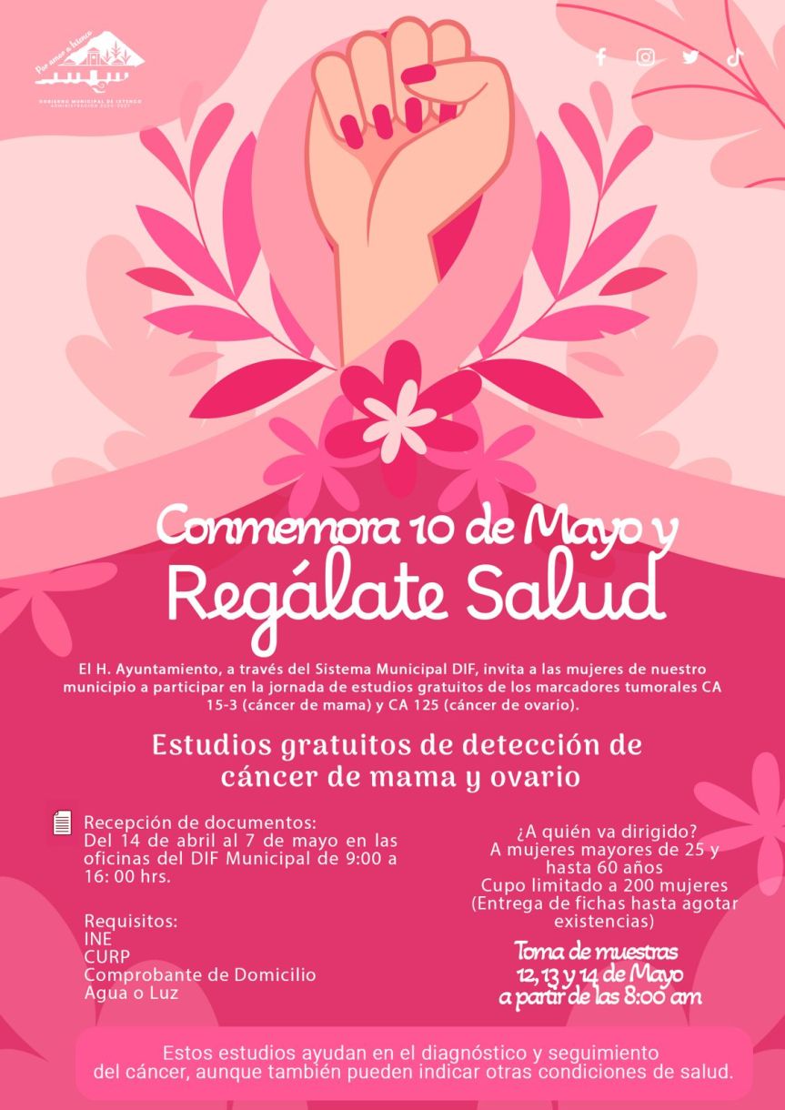 Ixtenco impulsa la detección oportuna de cáncer de mama y ovario con estudios gratuitos para&nbsp;mujeres