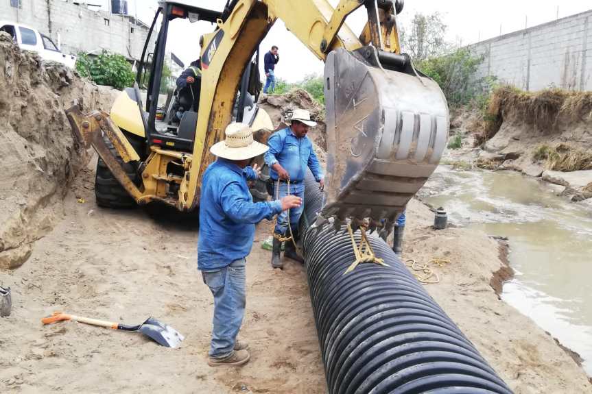 LA CAPAMH CUIDA LA SALUD DE VECINOS DE SAN SEBASTIÁN CON LA REPARACIÓN DEL COLECTOR DE AGUAS&nbsp;RESIDUALES