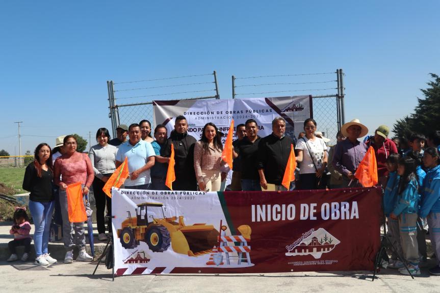 Inicia construcción de barda perimetral en la Escuela Primaria “Vicente Guerrero” con fondos del FISM 2025 y apoyo de padres de&nbsp;familia