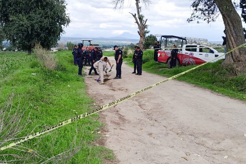 RESGUARDA POLICÍA MUNICIPAL DE HUAMANTLA HALLAZGO DE RESTOS ÓSEOS EN IGNACIO&nbsp;ZARAGOZA