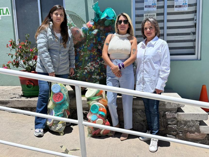 SMDIF Huamantla entrega tapitas a la fundación Corazonadas de Amor contra la&nbsp;Leucemia